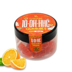 Gomitas CanaPuff 10-OH de naranja