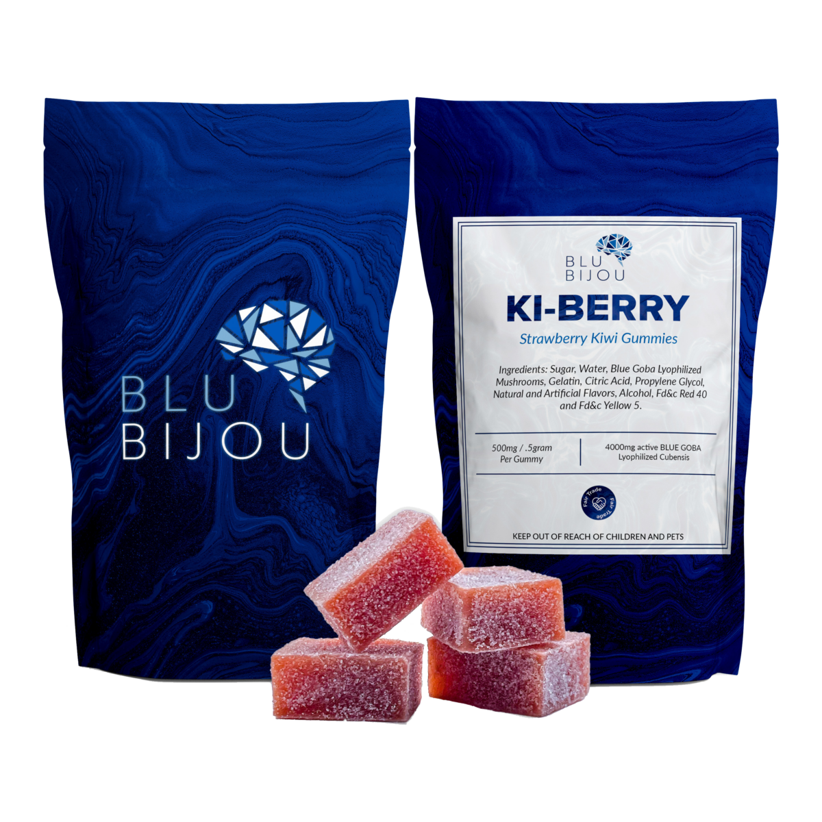 Gomitas de psilocibina BLU BIJOU – Ki-Berry