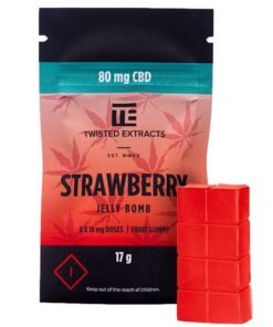 Twisted Extracts – Bomba de gelatina de fresa con CBD